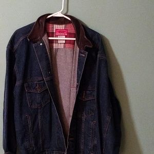Men's Vintage 90's Marlboro Denim & Leather Jacket